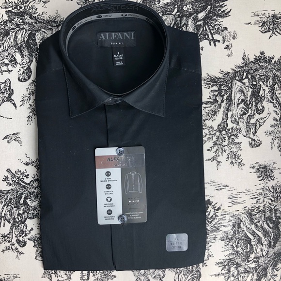 Alfani Other - NWT Alfani slim fit button up size S